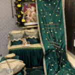 Green Embroidered Chola